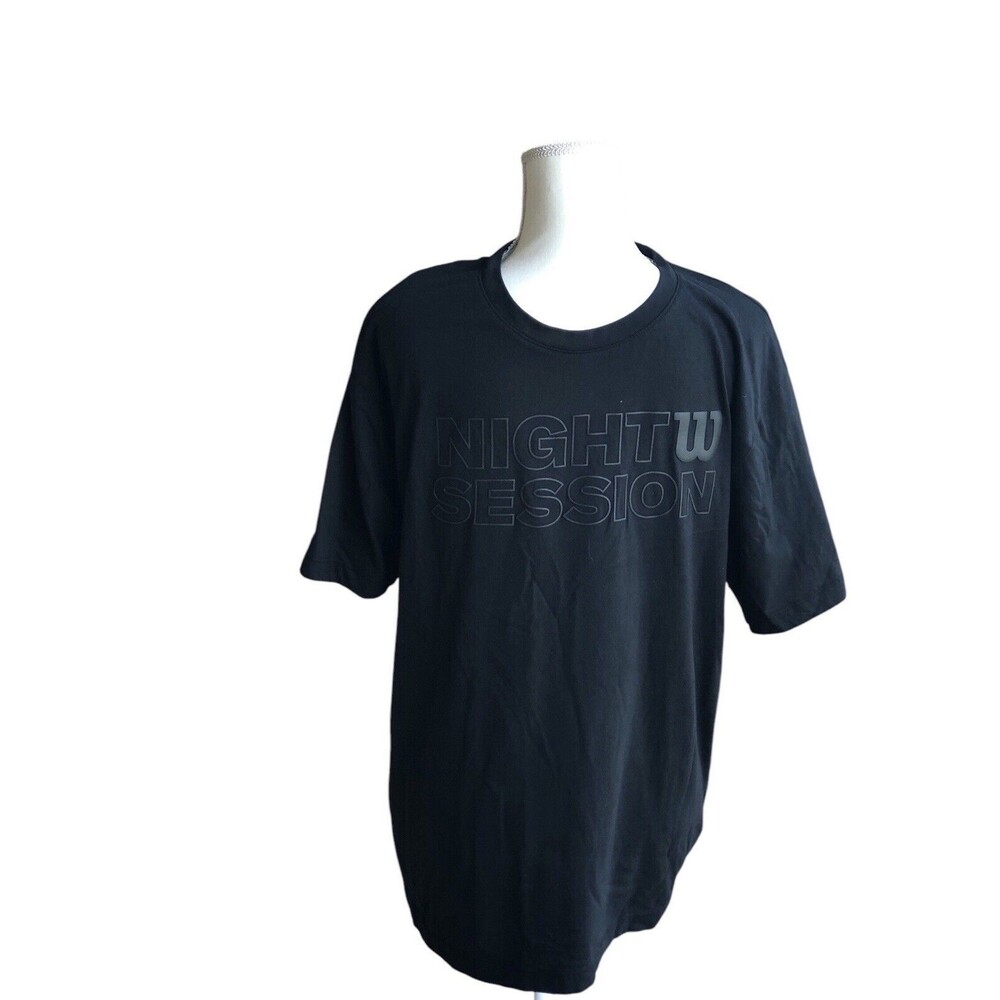 Wilson Night Sessions Tech T-shirt Men’s Black XL Activewear
